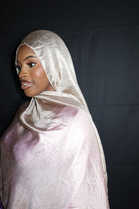 GOLD LINEN HIJAB
